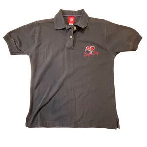 NFL Tampa Bay Buccaneers Polo Shirt Embroidered Logo Short Sleeve Women's Medium